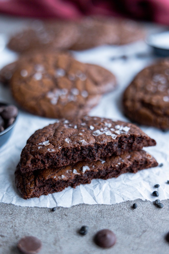 Chocolate Licorice Brownie Cookies